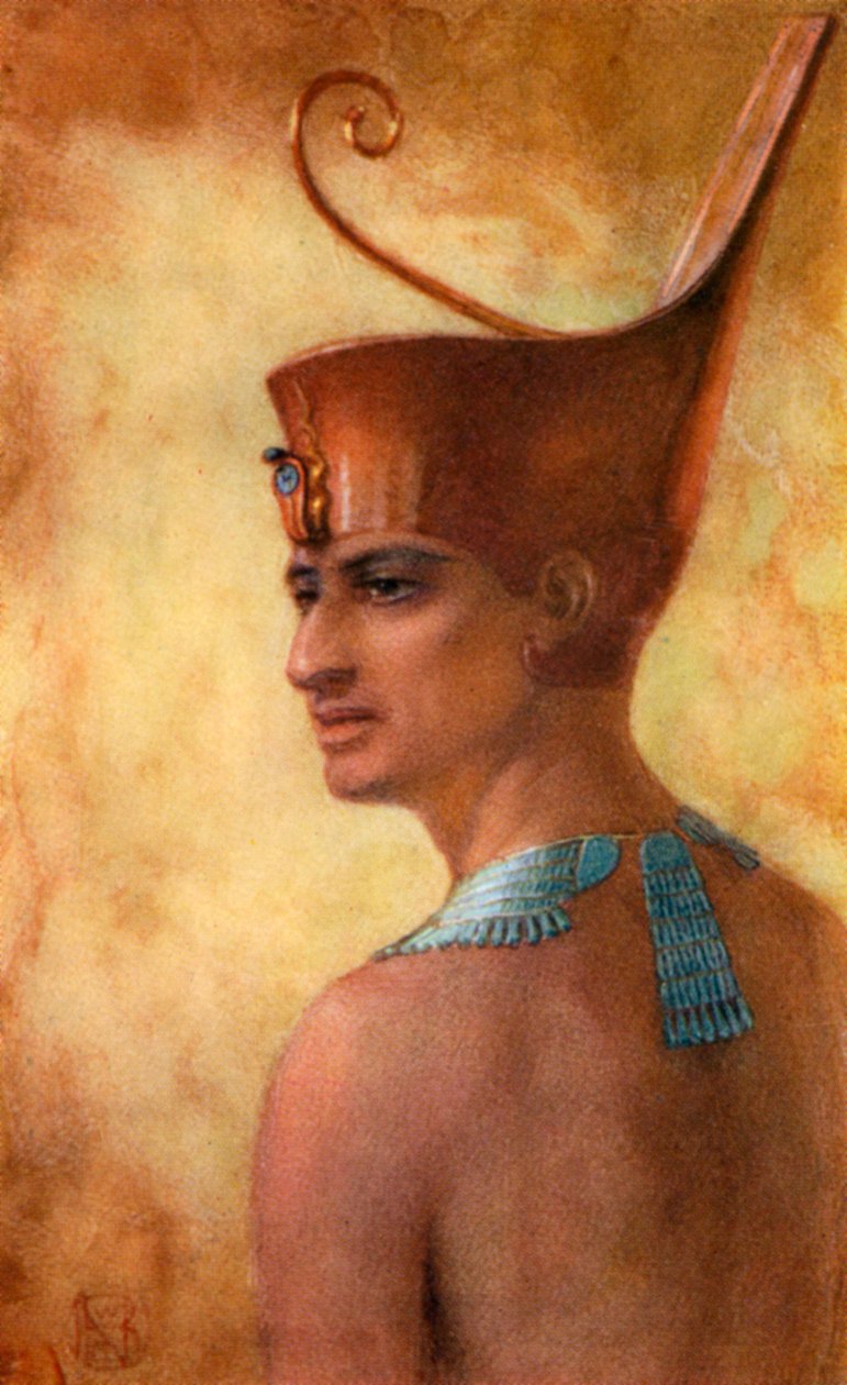 पेपी I, 6 वीं राजवंश के प्राचीन मिस्र के फिरौन, 24 वीं -23 वीं शताब्दी ईसा पूर्व 1926। द्वारा विनफ्रेड मेबेल ब्रंटन