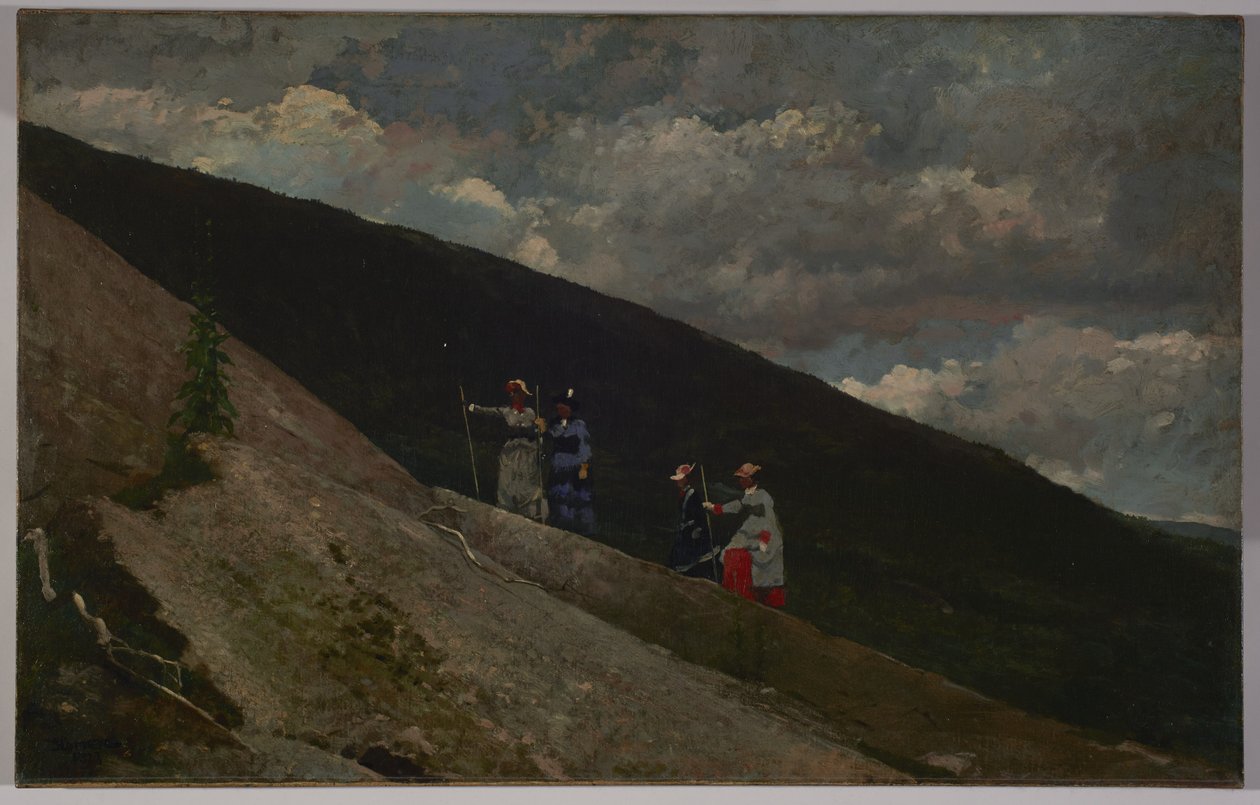 पहाड़ों में, 1877 द्वारा विंसलो होमर