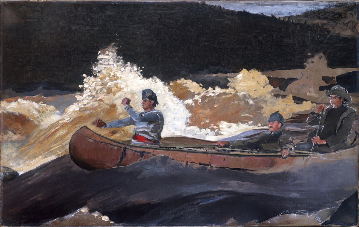 रैपिड्स की शूटिंग, Saguenay River द्वारा विंसलो होमर