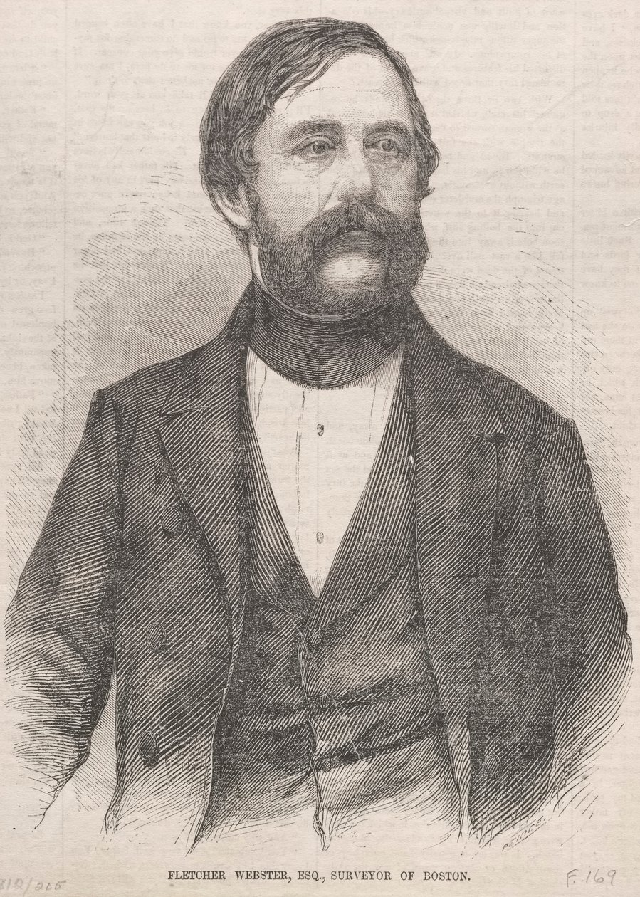 फ्लेचर वेबस्टर, एस्क।, बोस्टन के सर्वेयर, 1859। द्वारा विंसलो होमर