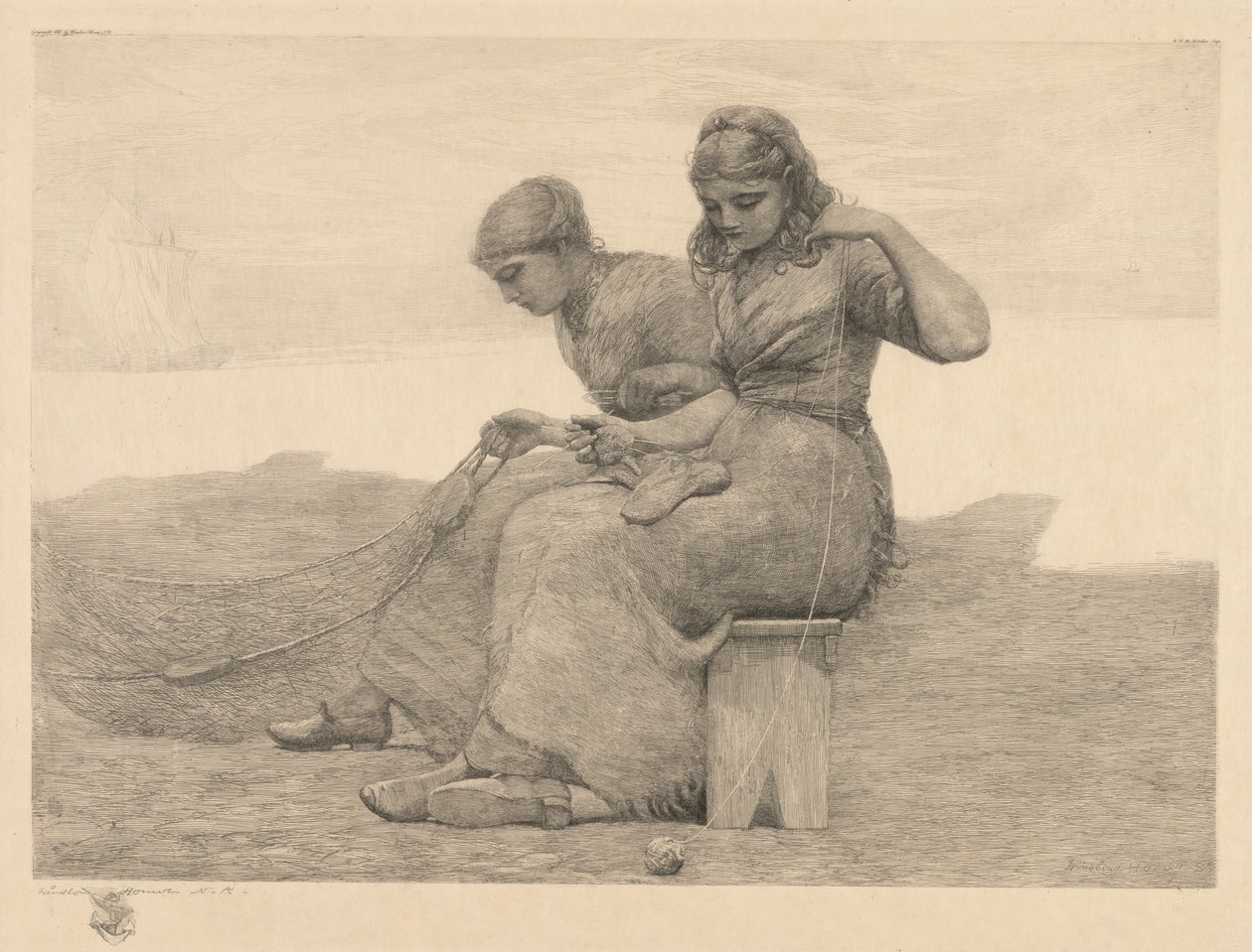 आंसू बहाना, 1888। द्वारा विंसलो होमर