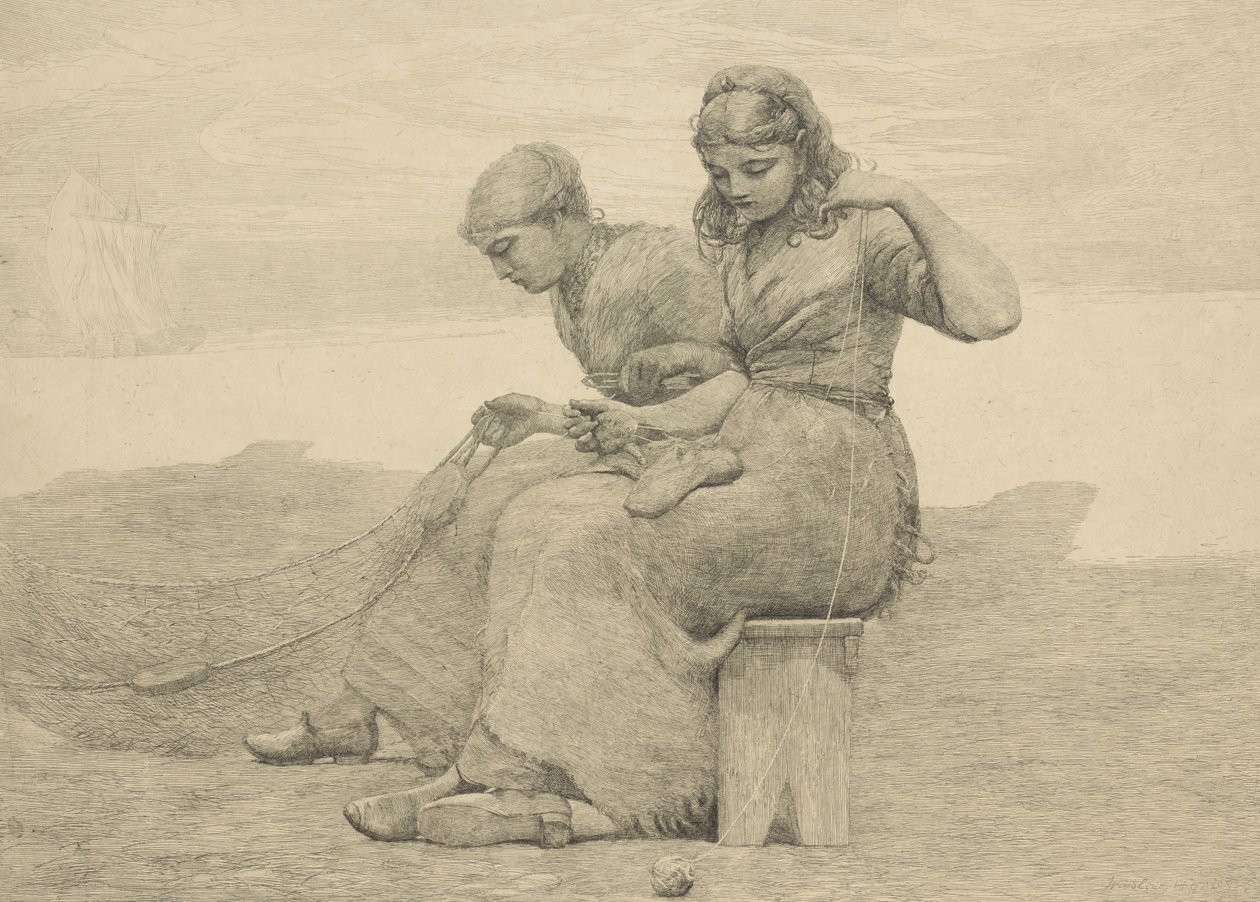 आंसू बहाना, 1888, शायद c.1940 मुद्रित द्वारा विंसलो होमर