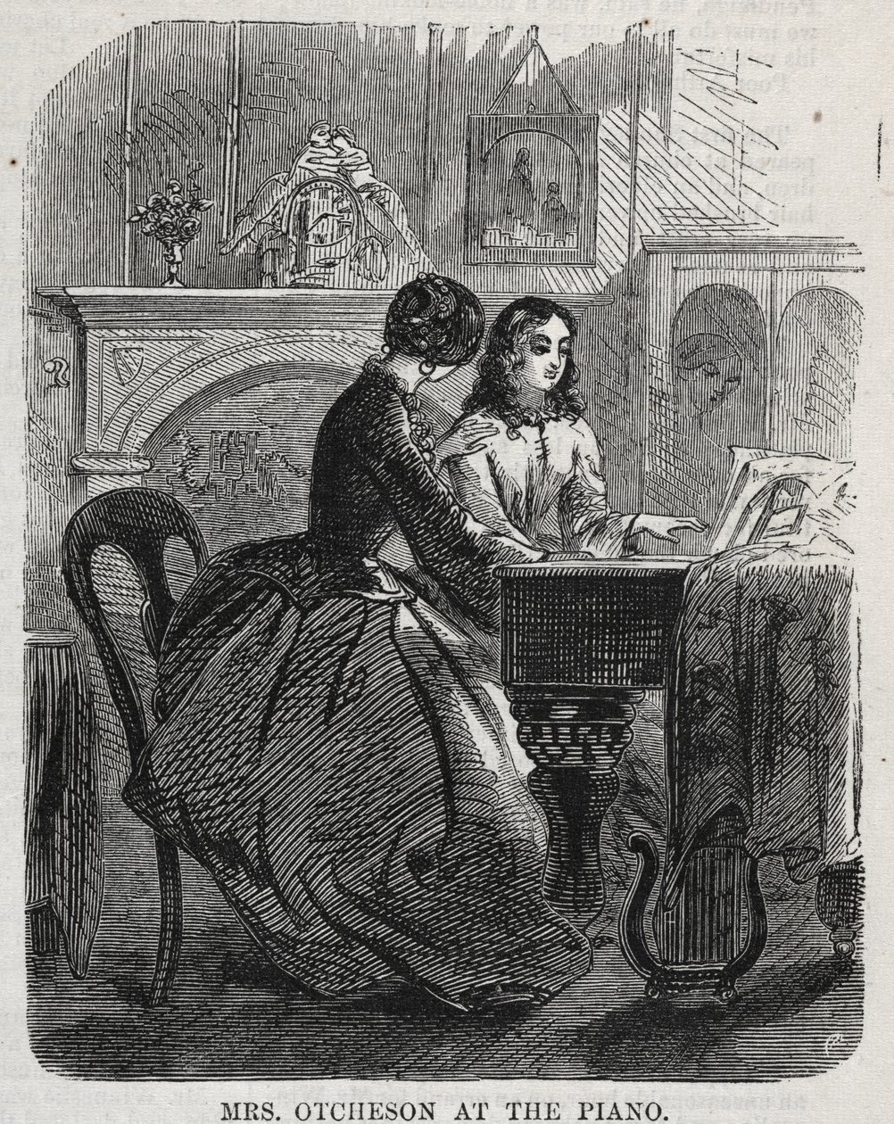 मि। ओट्सन, पियानो पर, 1860। द्वारा विंसलो होमर