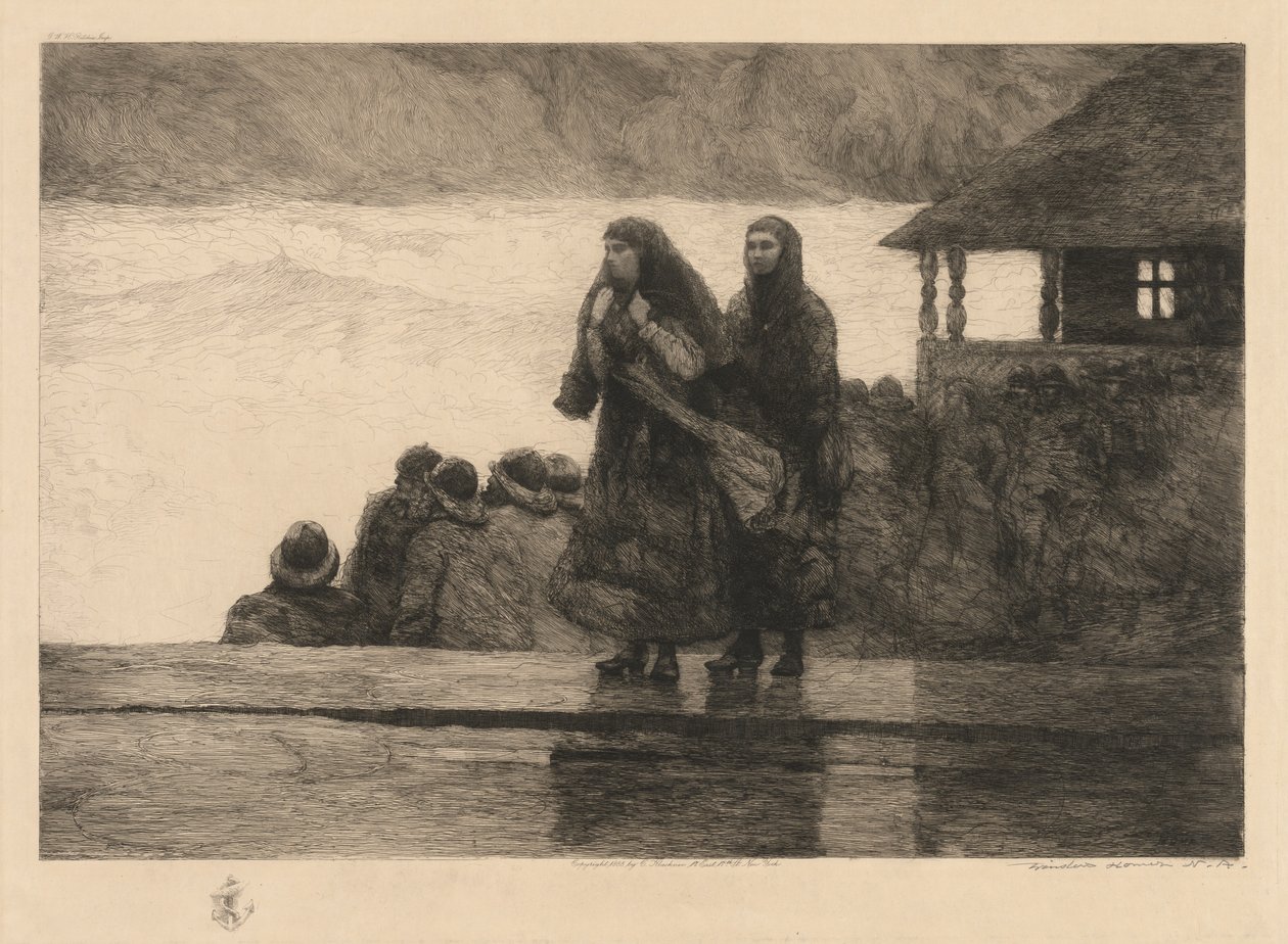 पर्ल्स ऑफ द सी, 1888। द्वारा विंसलो होमर