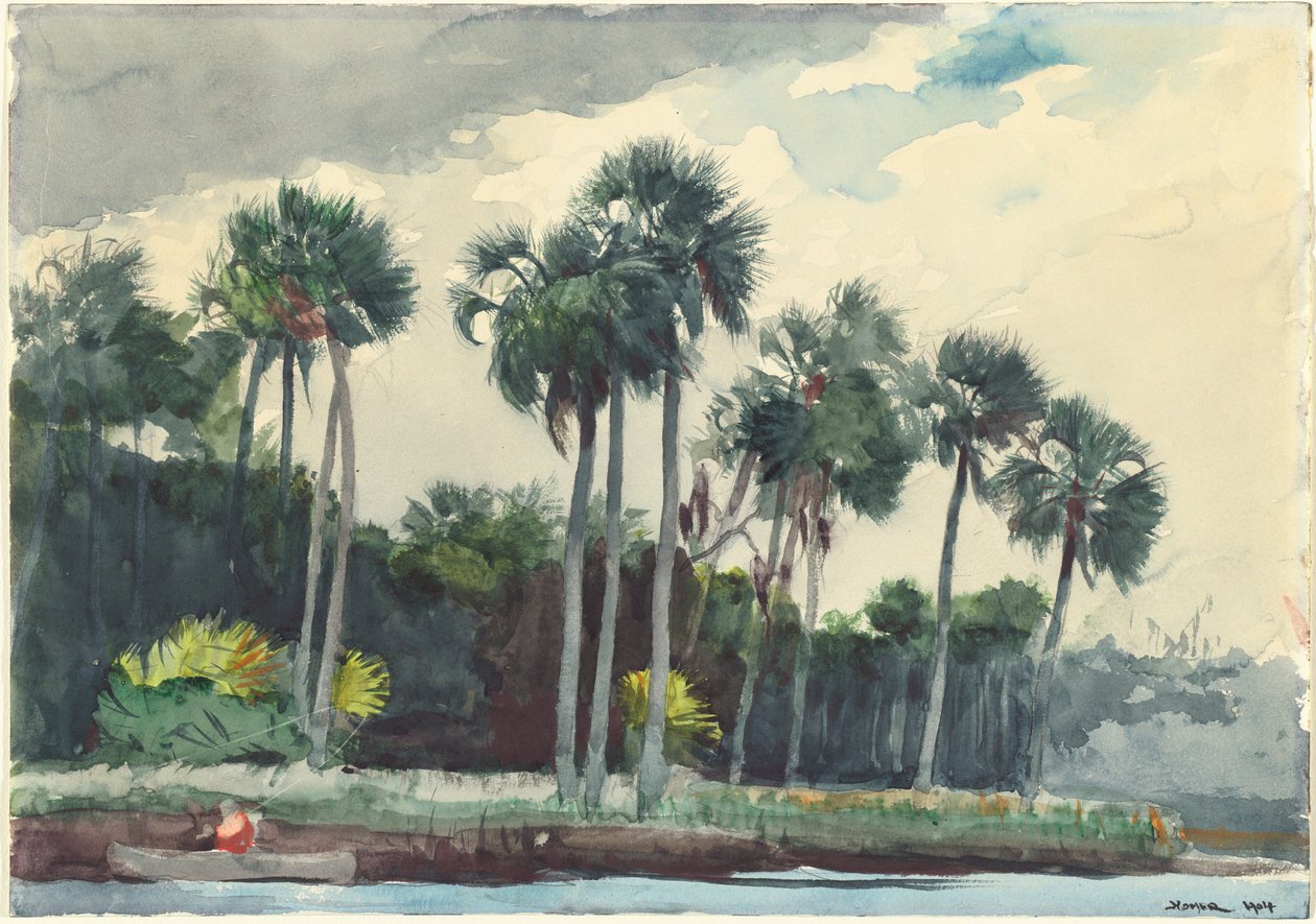 रेड शर्ट, होमोसासा, फ्लोरिडा, 1904। द्वारा विंसलो होमर