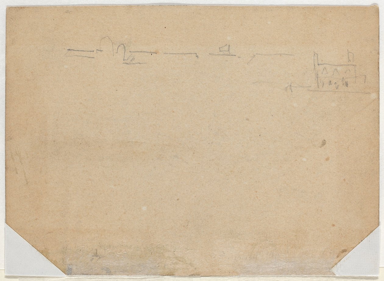रूफ लाइन [वर्सो], 1862। द्वारा विंसलो होमर