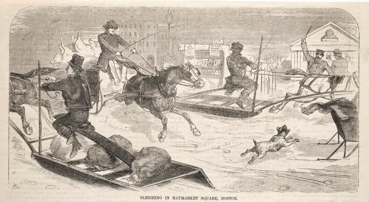1859 में हेमार्केट स्क्वायर में स्लीविंग, द्वारा विंसलो होमर