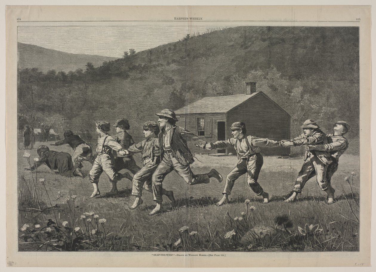 स्नैप-इन-व्हिप, 1873। द्वारा विंसलो होमर