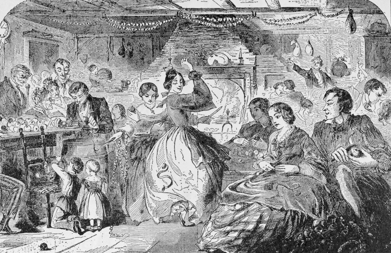 द ऐप्पल बी,&39;s हार्परस वीकली ’, 1859,, द पेजेंट ऑफ अमेरिका, Vol.3’, राल्फ हेनरी गेब्रियल, 1926 से चित्रण द्वारा विंसलो होमर