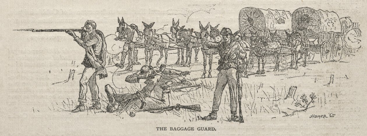 द बैगेज गार्ड, 1888। द्वारा विंसलो होमर