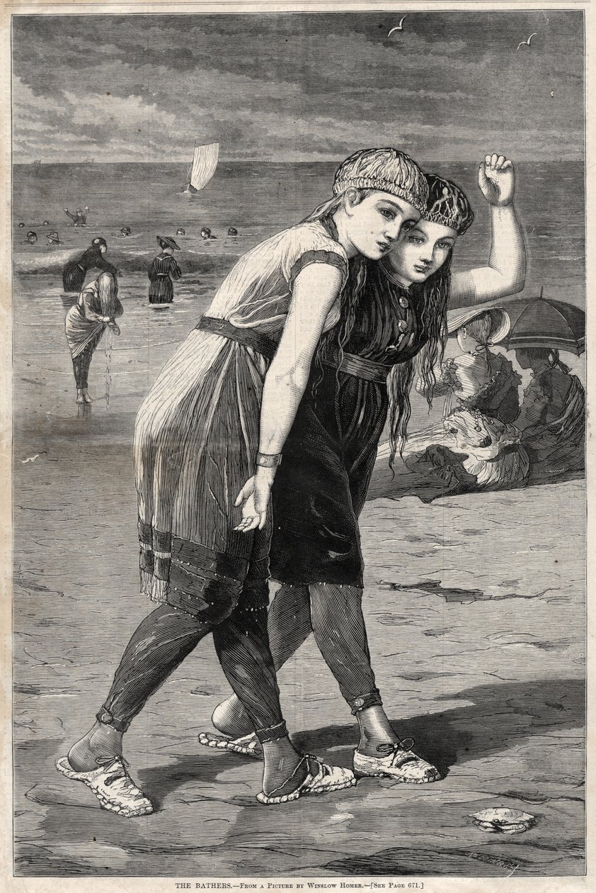 द बाथर्स, 1873। द्वारा विंसलो होमर