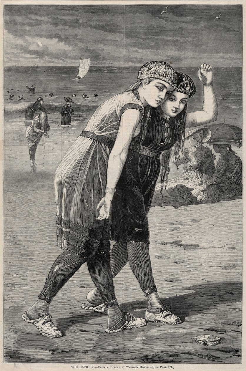 द बाथर्स, 1873। द्वारा विंसलो होमर
