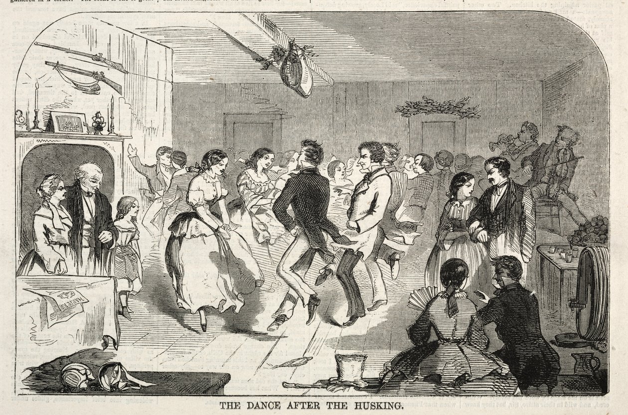 हॉकिंग के बाद का नृत्य, 1858। द्वारा विंसलो होमर