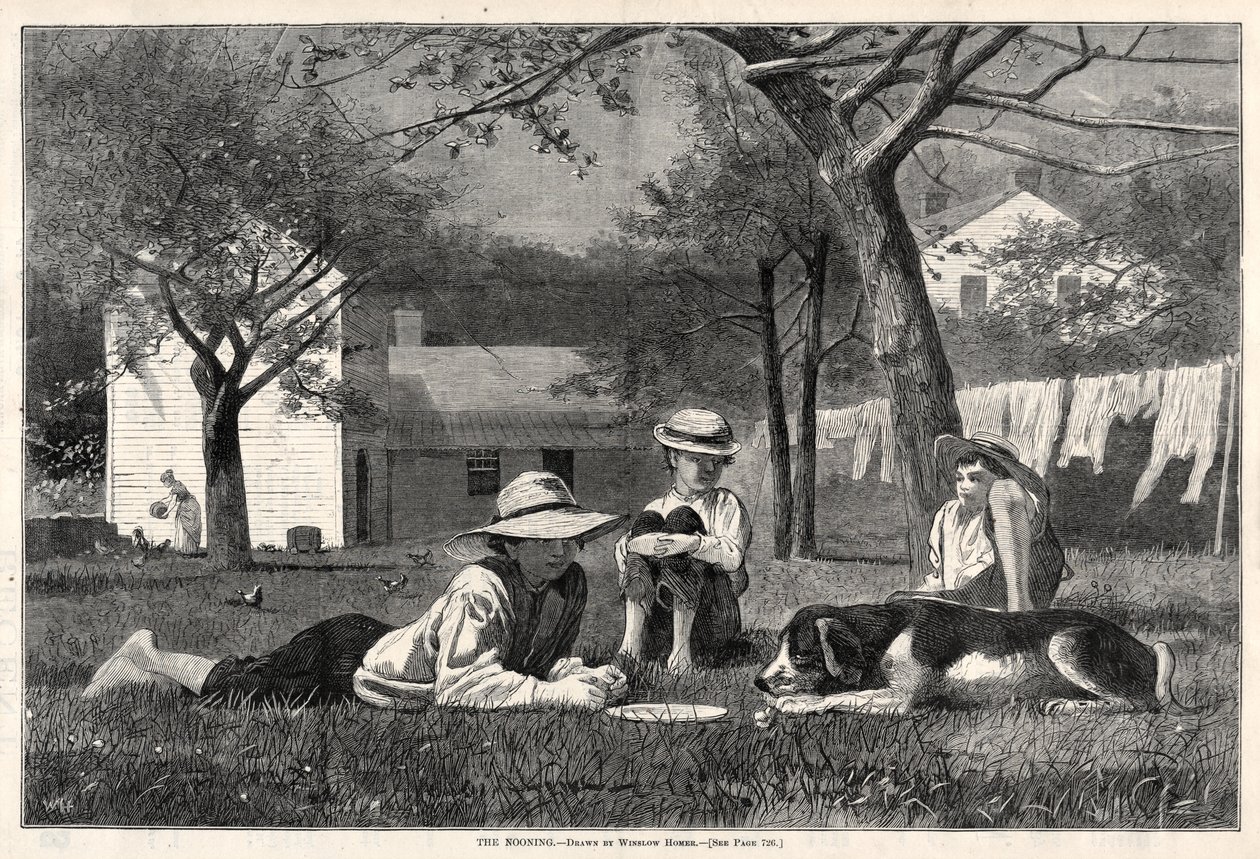 द नोनिंग, 1873। द्वारा विंसलो होमर