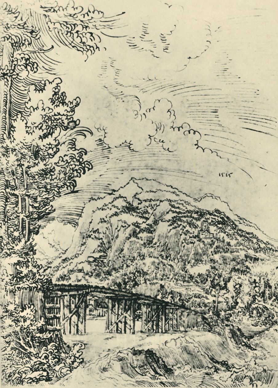 लैंडस्केप, 1515, 1943। द्वारा वुल्फ हबेर