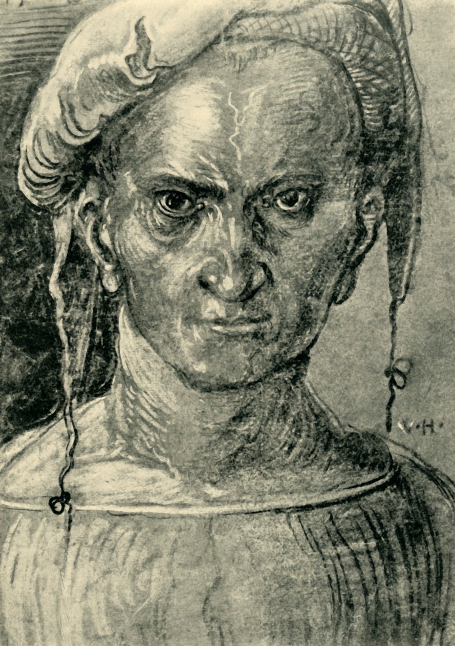 एक आदमी का चित्रण, 1522, 1943। द्वारा वुल्फ हबेर