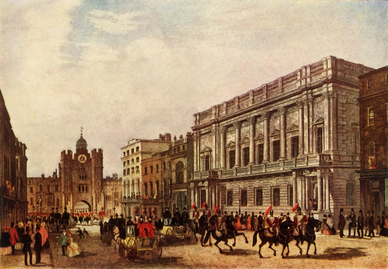 'द कंजर्वेटिव क्लब, सेंट जेम्स स्ट्रीट, लंदन', c1840, 1947। द्वारा वुड्स