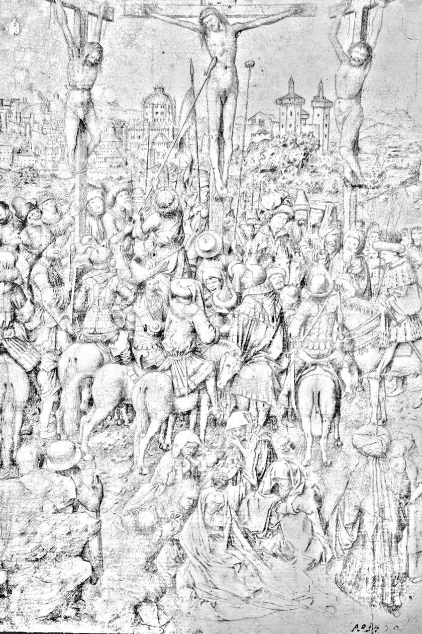क्राइस्ट आफ क्राइस्ट ड्राइंग कै। 1440 द्वारा जन वैन आईक की कार्यशाला
