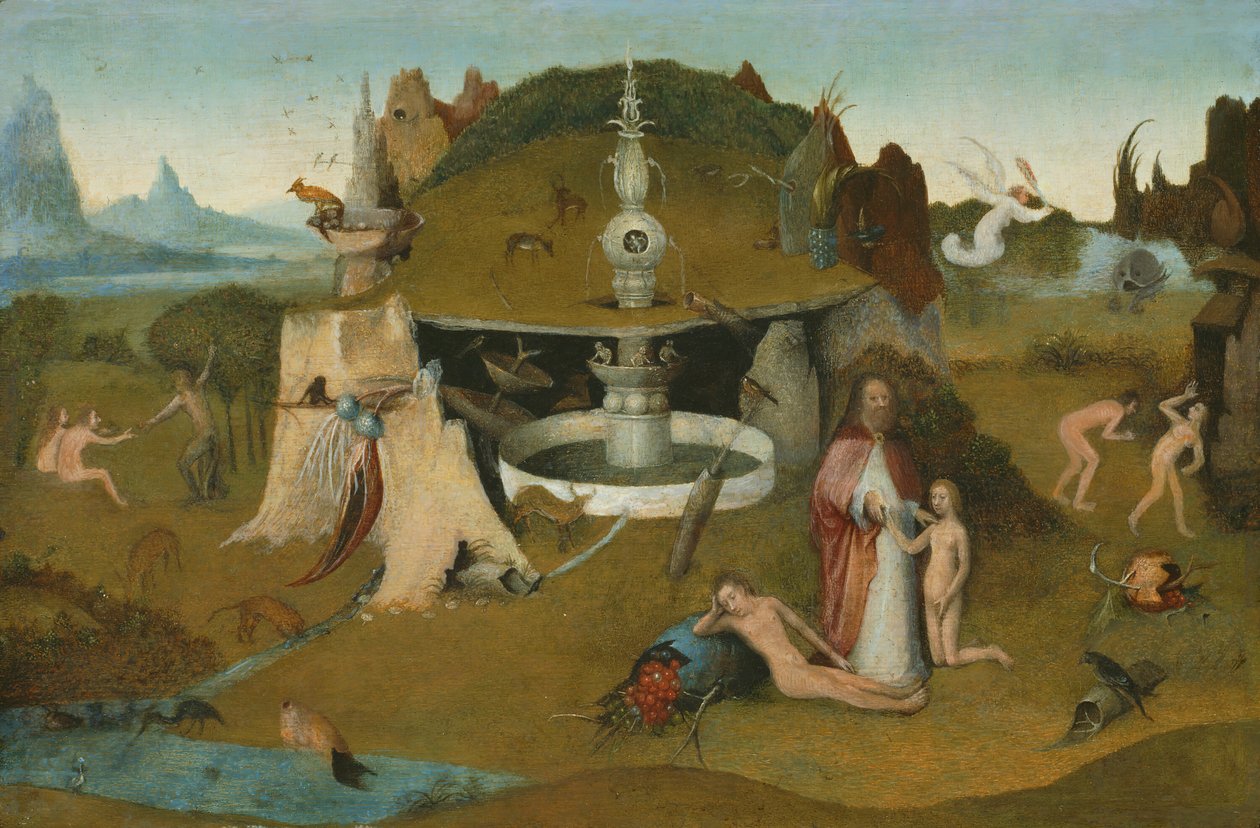 स्वर्ग का बगीचा, 150020। द्वारा Hieronymus Bosch की कार्यशाला