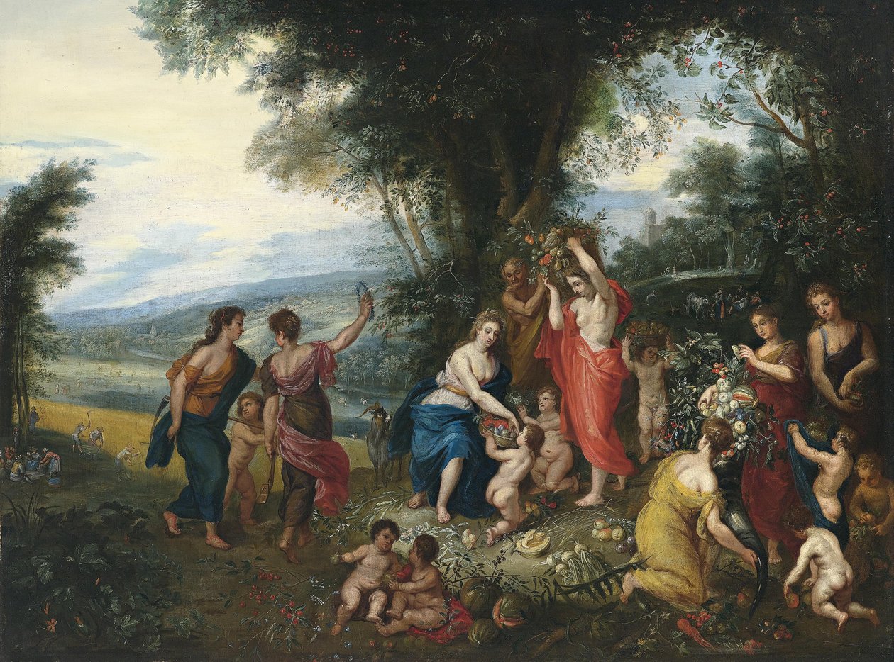 समर का रूपक द्वारा जन Brueghel की कार्यशाला बड़ी