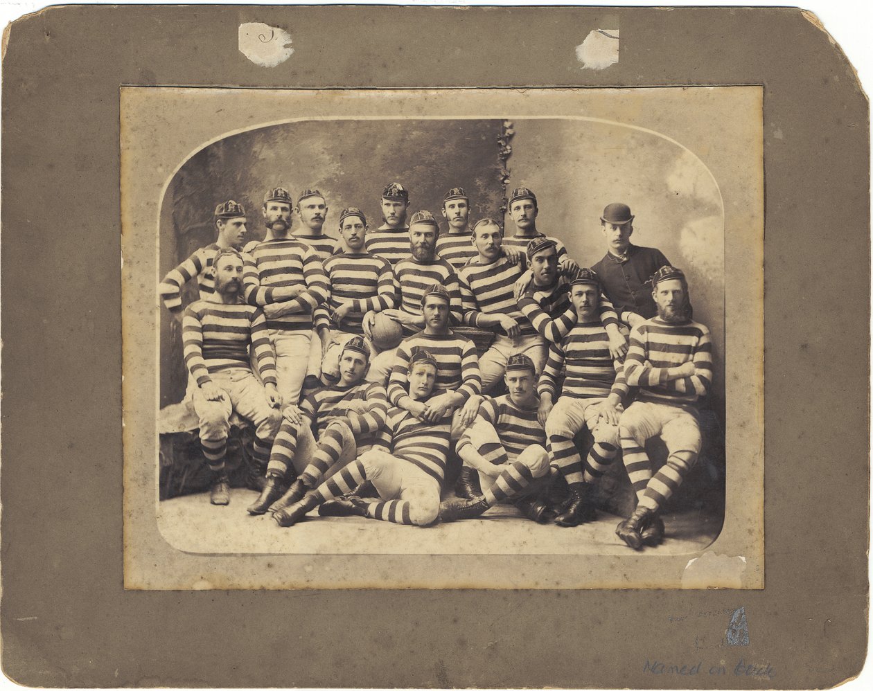 ऑकलैंड टूरिंग टीम, 1883 (जिलेटिन सिल्वर प्रिंट) द्वारा Wrigglesworth और Binns
