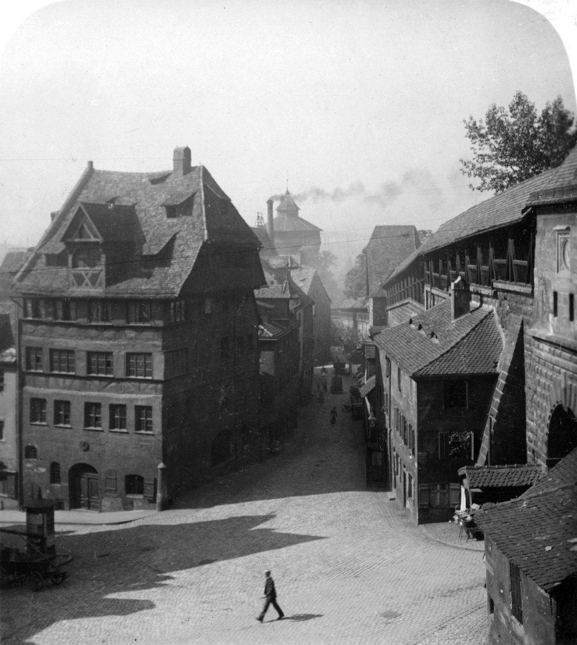 अल्ब्रेक्ट ड्यूरर्स हाउस, नूर्नबर्ग, जर्मनी, c1900 द्वारा वुर्थल एंड संस