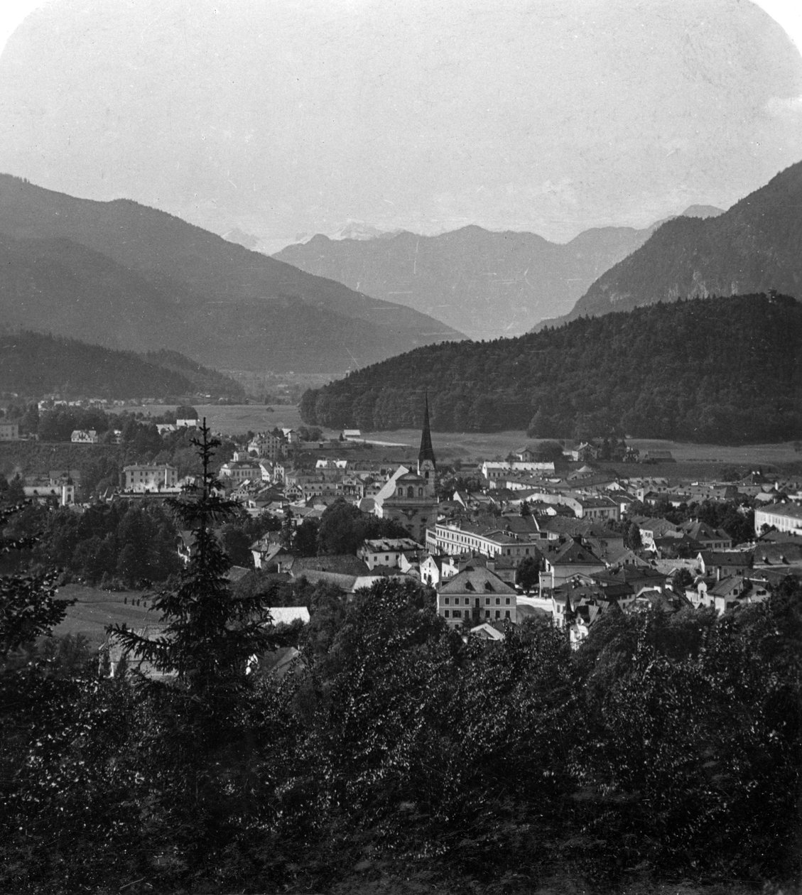 Bad Ischl, Hoher Dachstein, Salzkammergut, ऑस्ट्रिया के पैर में, c1900s। द्वारा वुर्थल एंड संस