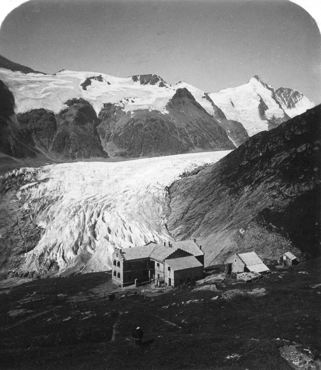 Glocknerhaus, Grossglockner, ऑस्ट्रिया, c1900s। द्वारा वुर्थल एंड संस