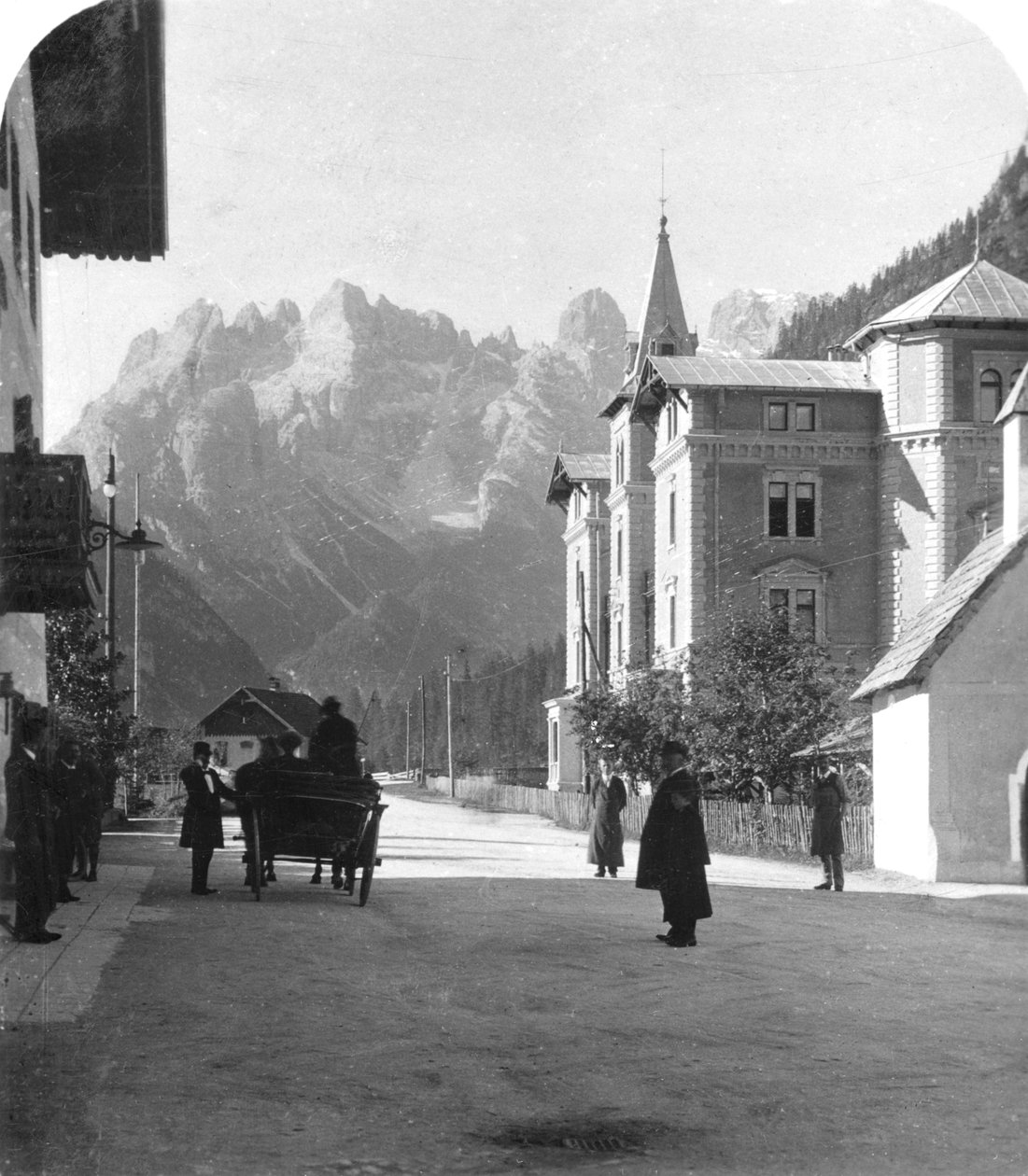 लांड्रो और मोंटे क्रिस्टालो, टायरॉल, इटली, c1900s। द्वारा वुर्थल एंड संस