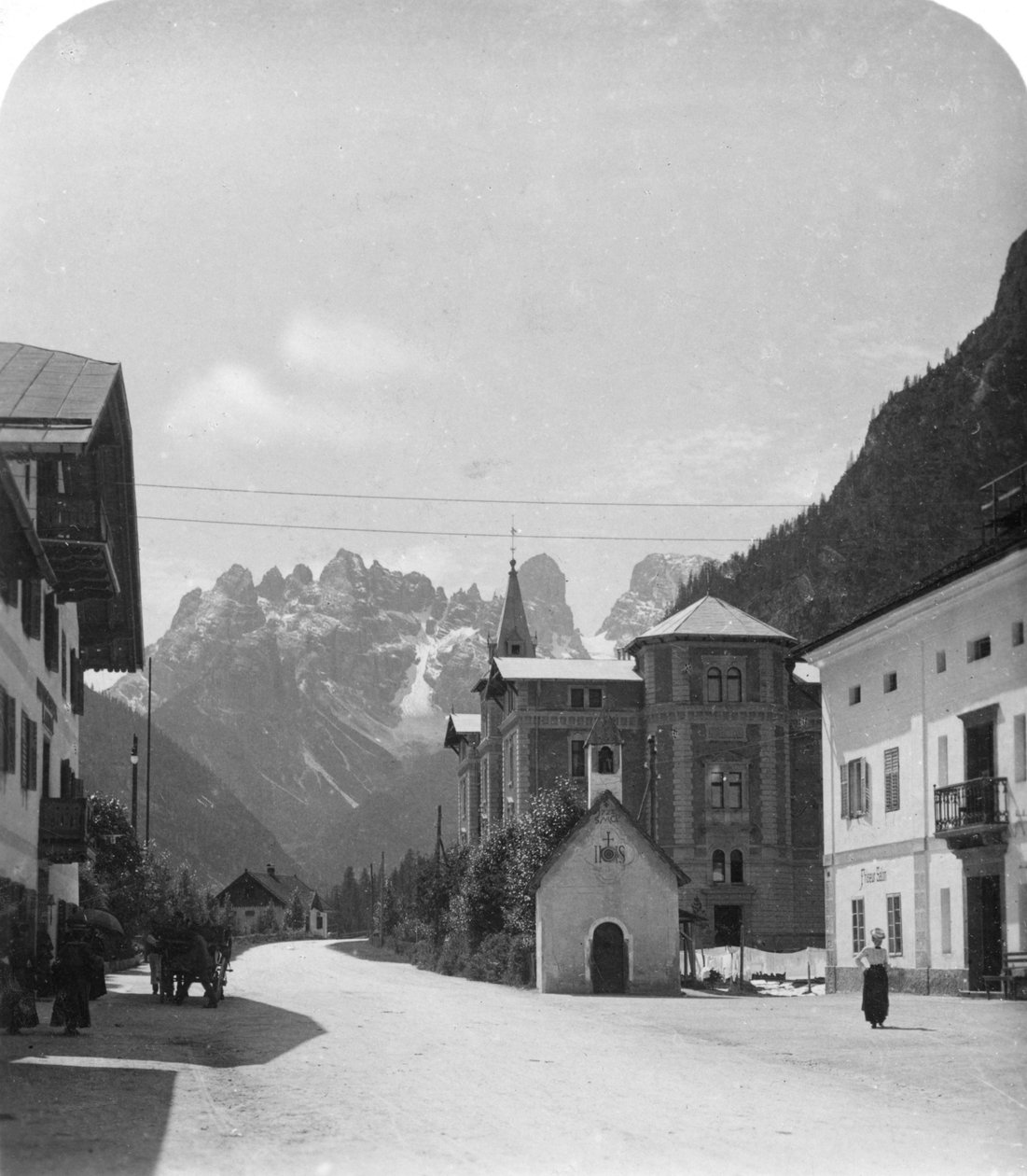 लांड्रो और मोंटे क्रिस्टालो, टायरॉल, इटली, c1900s। द्वारा वुर्थल एंड संस