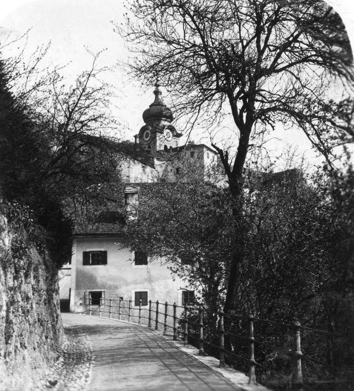 नॉनबर्ग एबे, साल्ज़बर्ग, ऑस्ट्रिया, c1900s। द्वारा वुर्थल एंड संस
