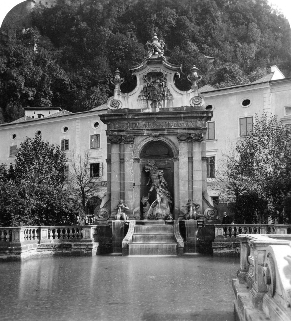 Pferdeschwemme, साल्ज़बर्ग, ऑस्ट्रिया, c1900। द्वारा वुर्थल एंड संस