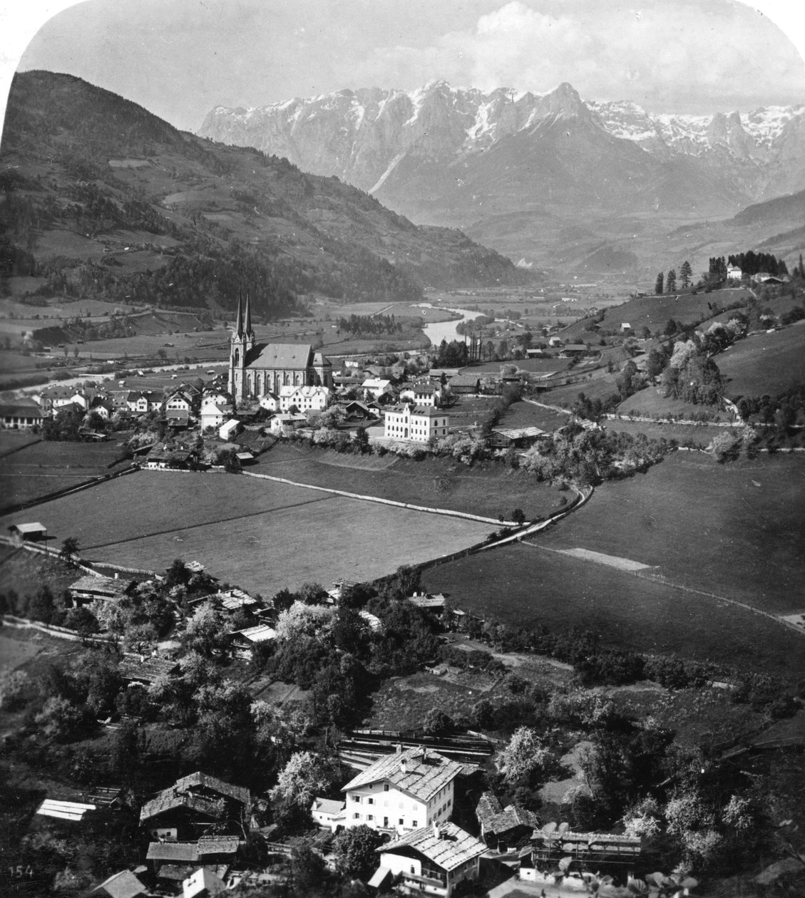 पोंगाउ, साल्ज़बर्ग, ऑस्ट्रिया, c1900s के क्षेत्र में सेंट जोहान। द्वारा वुर्थल एंड संस
