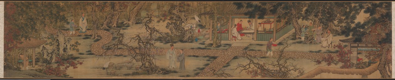 खुशबू के पहाड़ के नौ बुजुर्ग, 1426-1452। द्वारा ज़ी हुआन