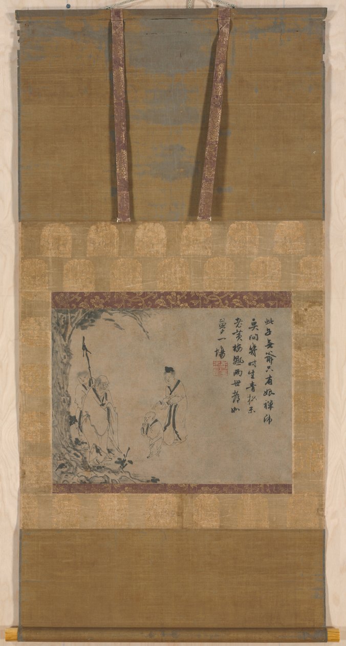 पांचवें कुलपति का दूसरा आगमन, c. 1300 के दशक के मध्य में। द्वारा Yintuoluo