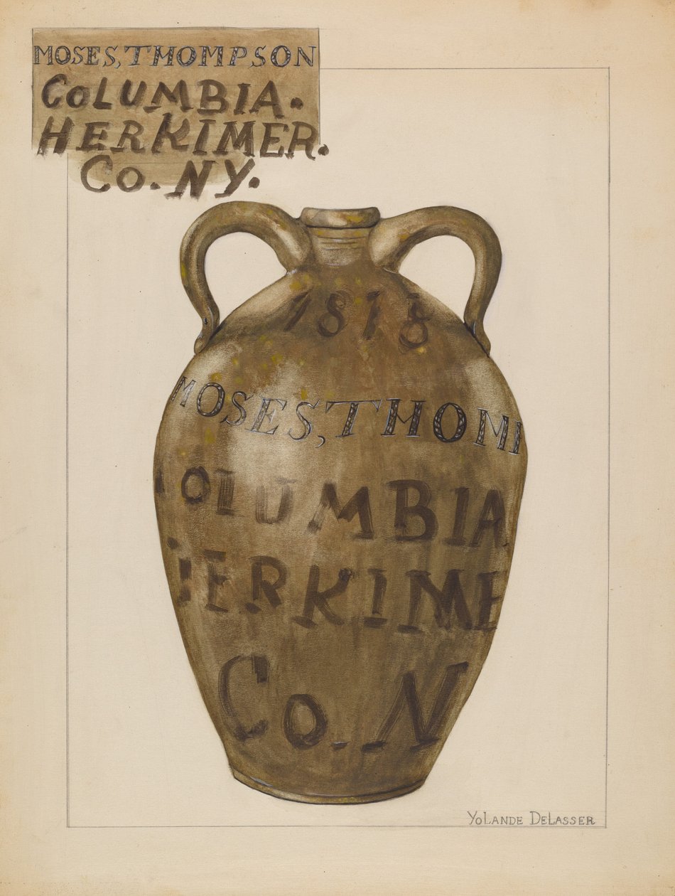 जग, सी. 1936. द्वारा योलांडे डेलासेर