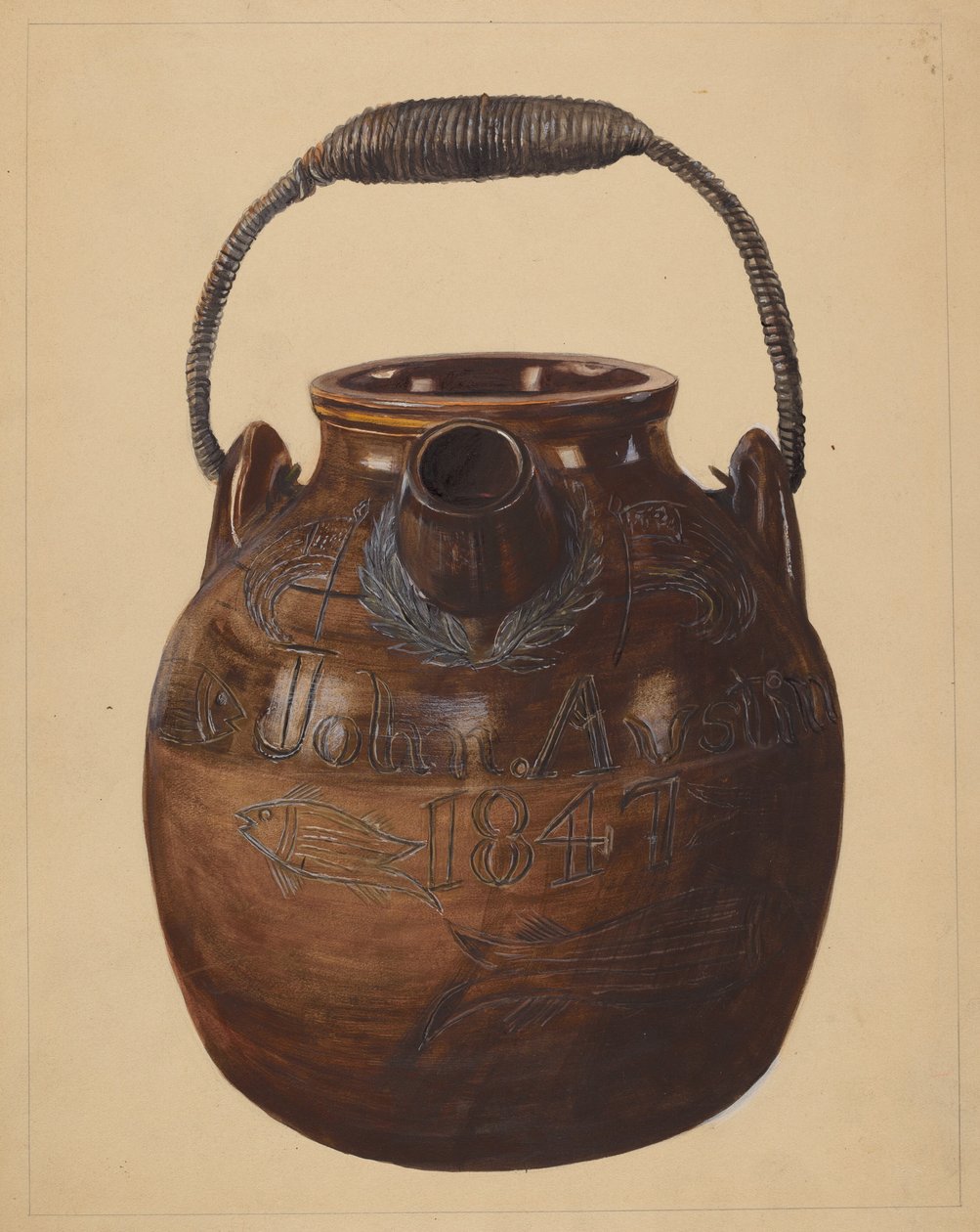 बैटर के लिए जग, c. 1936. द्वारा योलांडे डेलासेर