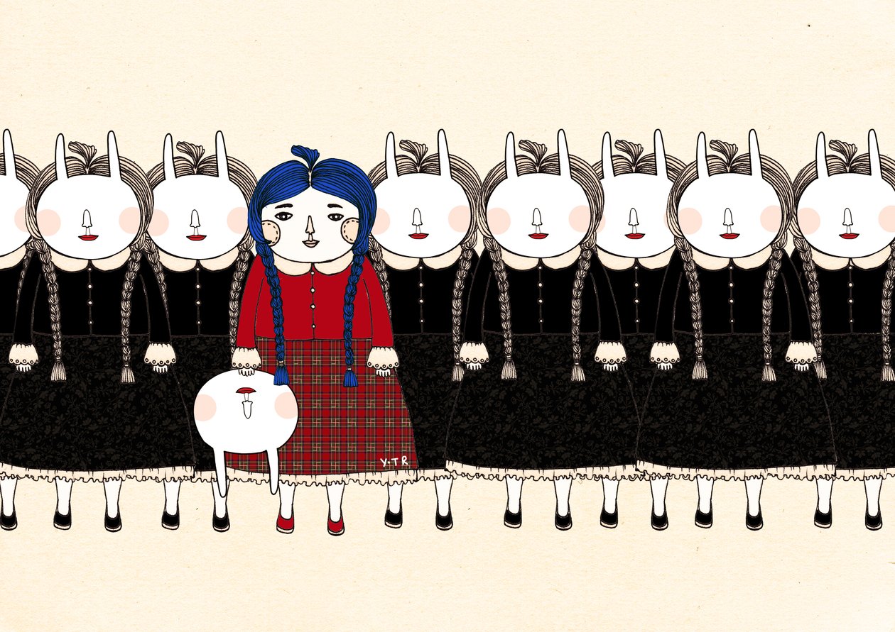 शुरुआत, 2013, (मिक्स मीडिया) द्वारा योयो झाओ