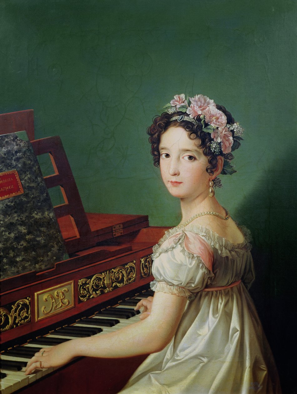 Clavichord में कलाकार की बेटी द्वारा ज़कारिया गोंजालेज वेलज़क्वेज़