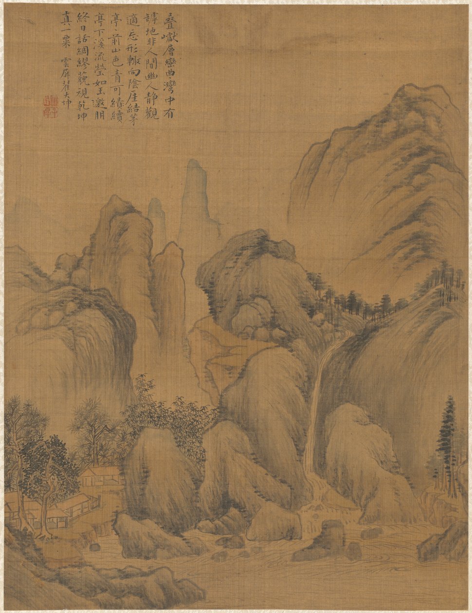 लैंडस्केप, 1775। द्वारा झाई डाकुं