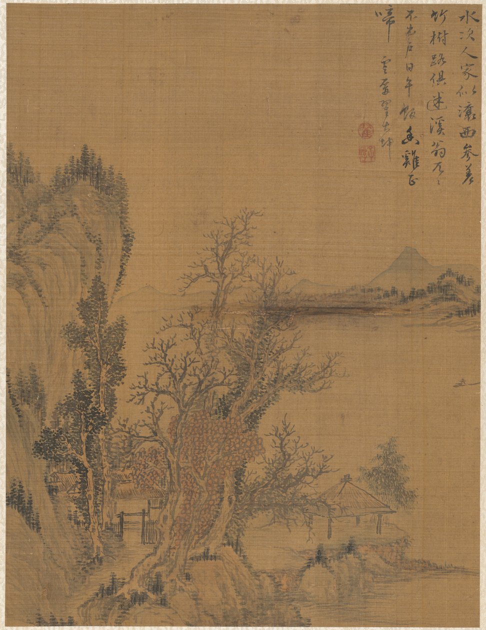 लैंडस्केप, 1775। द्वारा झाई डाकुं