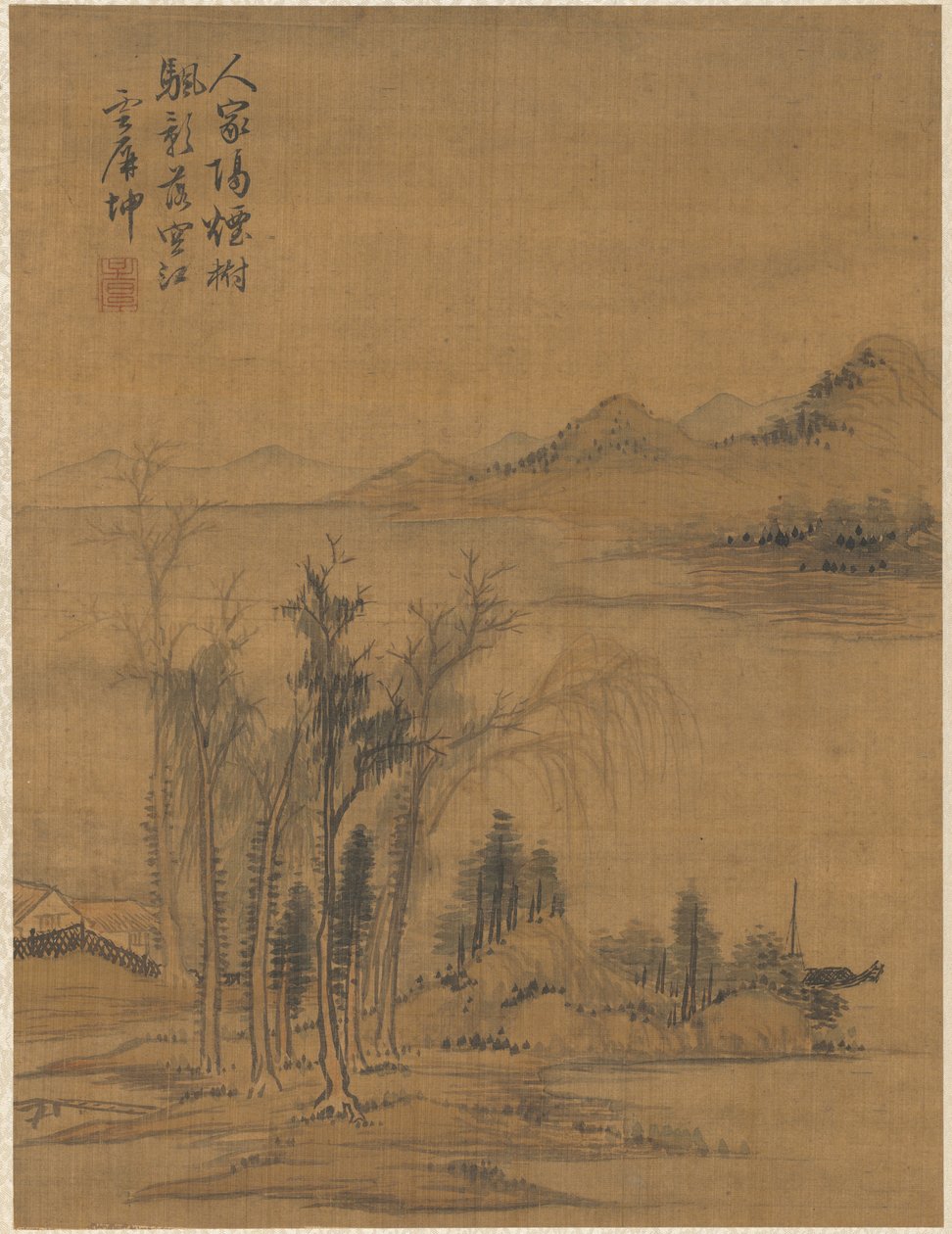 लैंडस्केप, 1775। द्वारा झाई डाकुं