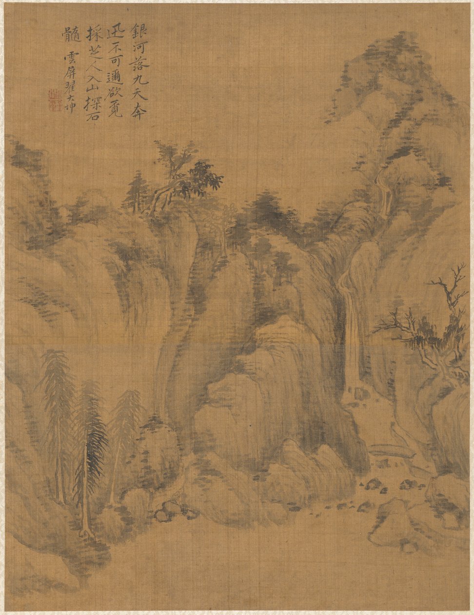 लैंडस्केप, 1775। द्वारा झाई डाकुं