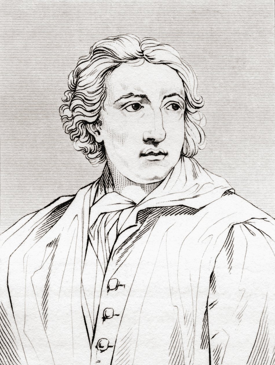 एंटोन राफेल मेंग्स (1728 - 1779), जर्मन चित्रकार, 'द हिस्टोरिक गैलरी ऑफ पोर्ट्रेट्स एंड पेंटिंग्स' से, 1808 में प्रकाशित हुआ द्वारा फर्डिनेंड जॉर्ज वाल्डमुलर