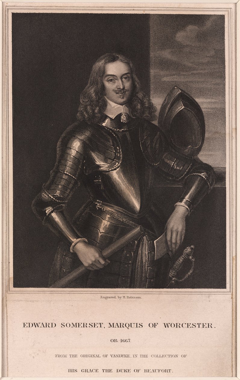 एडवर्ड समरसेट, मार्क्विस ऑफ़ वॉर्सेस्टर, c 1640 द्वारा फ्रेडरिक (एटीआर) बरनार्ड