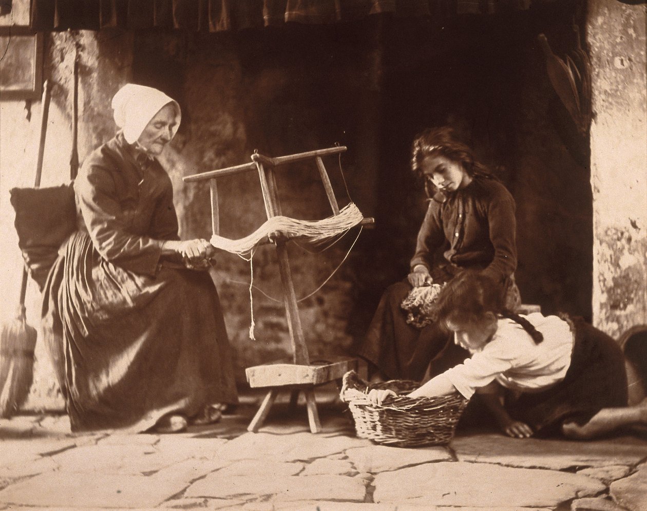 महिला बुनाई, सी 1900 द्वारा फ्रेडरिक (एटीआर) बरनार्ड