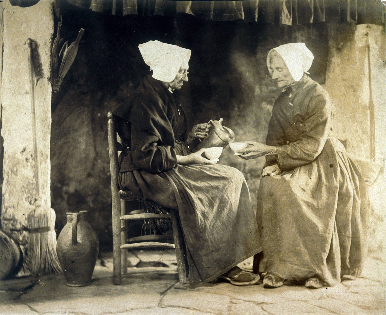 चाय पीती महिलाएं, लगभग 1900 द्वारा फ्रेडरिक (एटीआर) बरनार्ड