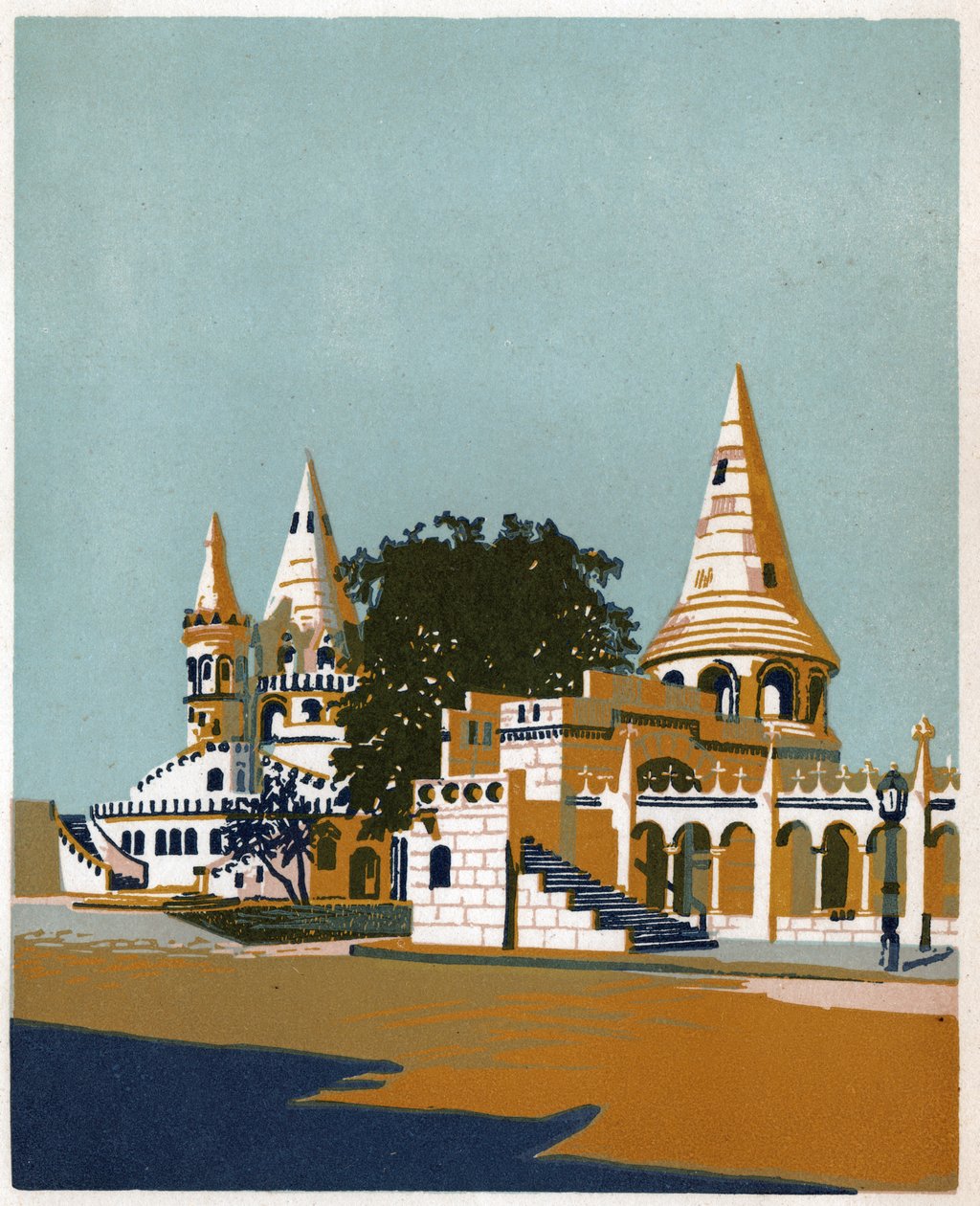 मछुआरे का गढ़, बुडापेस्ट, सीए 1930 द्वारा . .