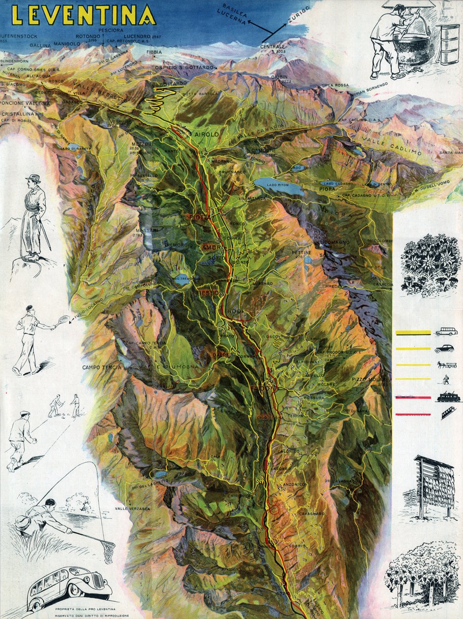 लेवेंटाइन घाटी, सीए 1930-1940 द्वारा . .