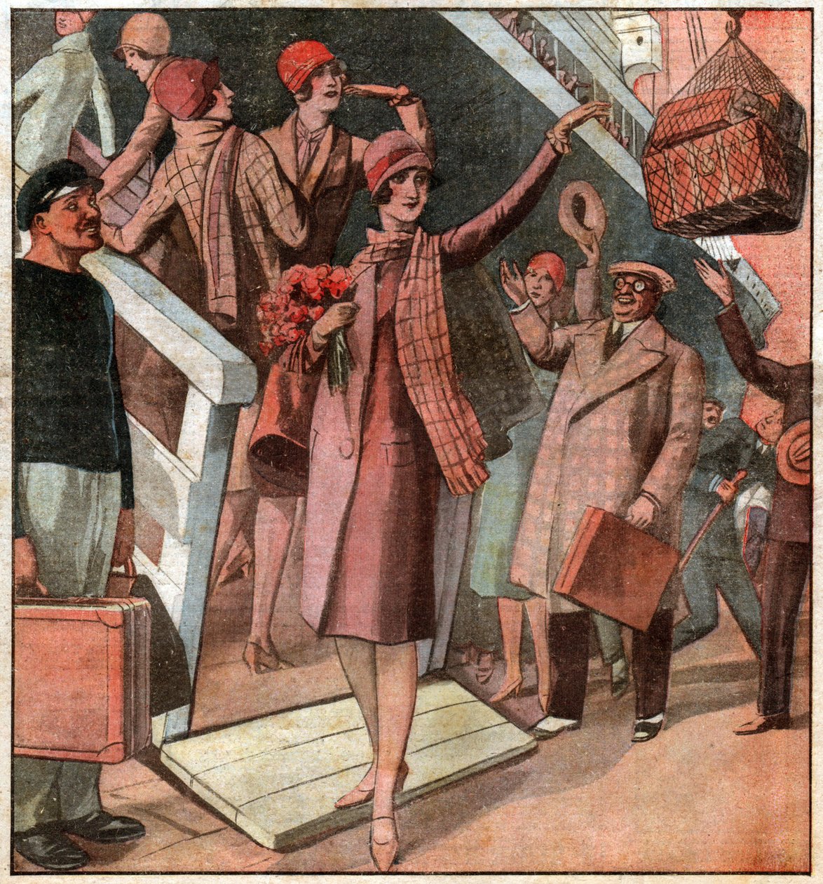 1928 में मिस फ्रांस। 1928 में मिस फ्रांस। द्वारा फर्डिनेंड जॉर्ज वाल्डमुलर
